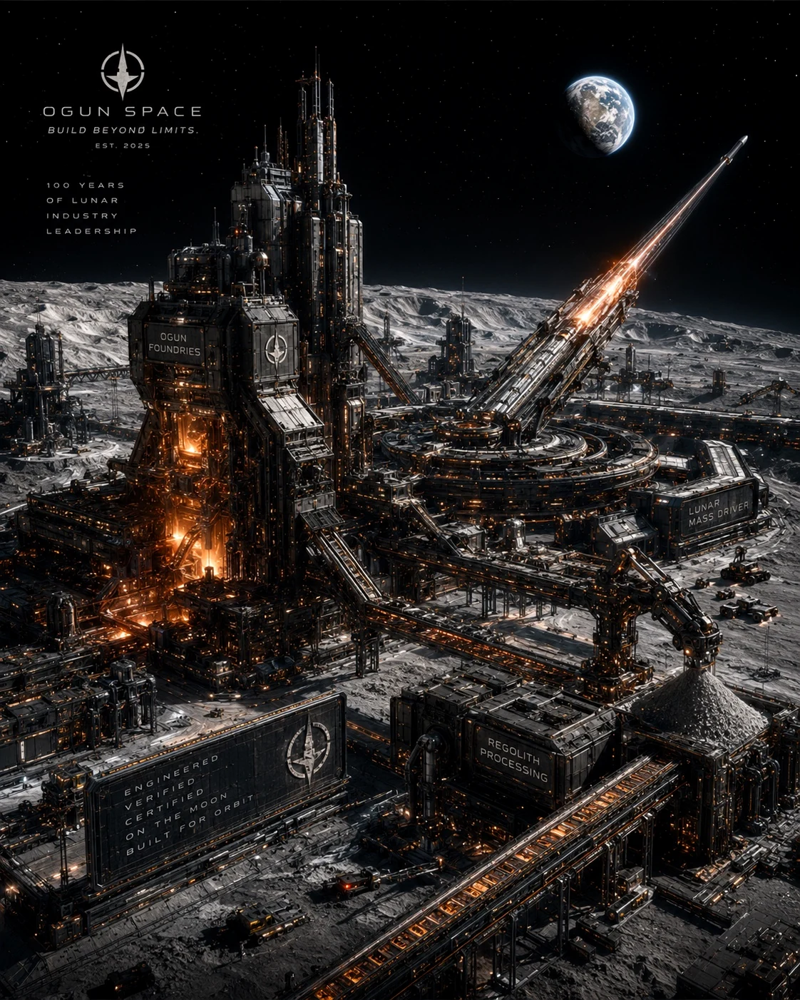 Lunar foundry concept