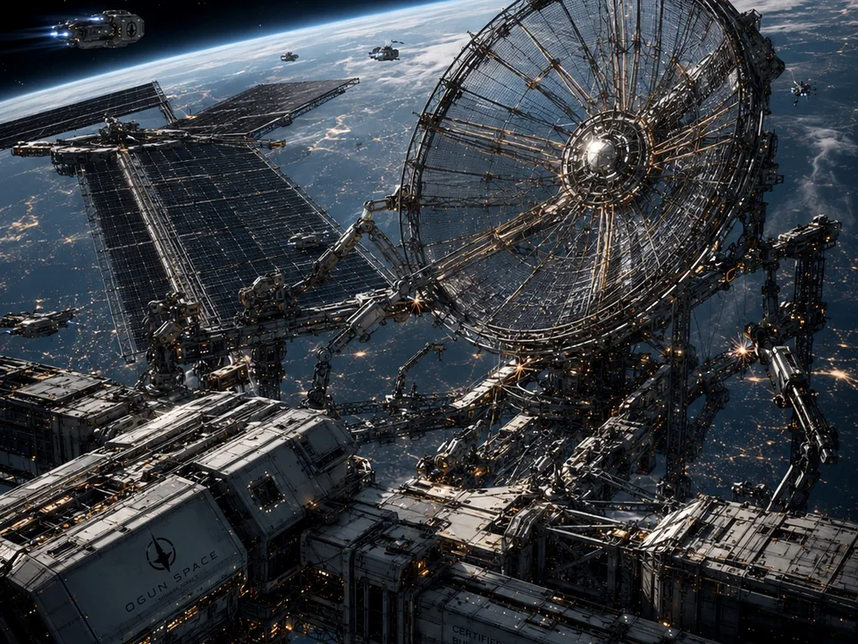 Large orbital array