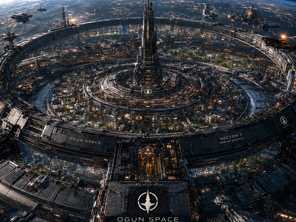 Large orbital habitat concept